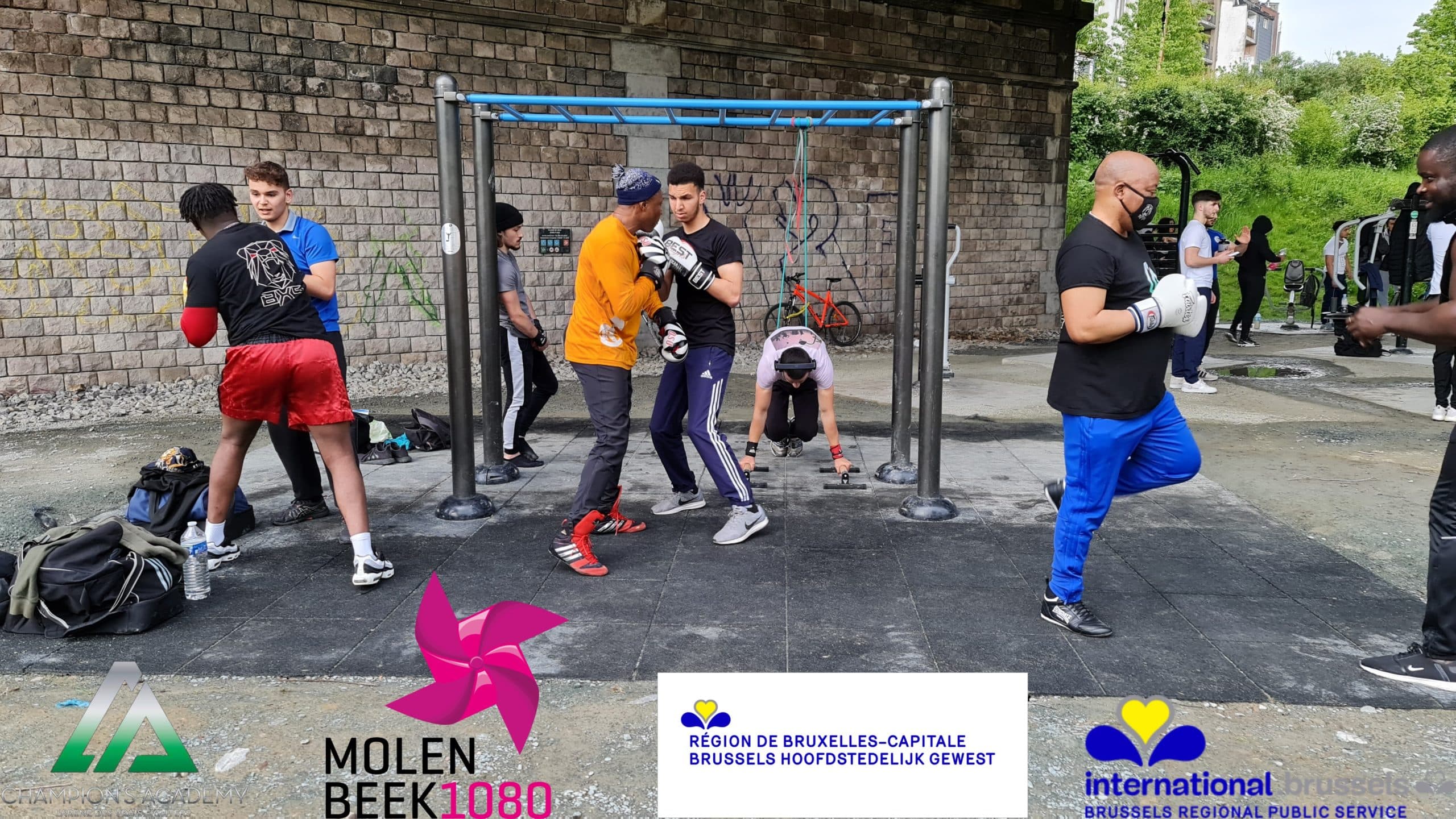 Entraînement en extérieur à Molenbeek